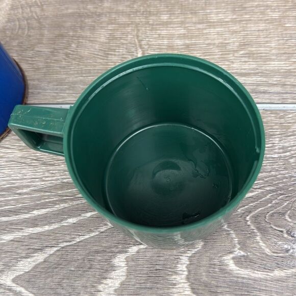 Vintage Maxwell House Coffee Thermos Blue w/ Lid & Cup Made in USA - Picture 5 of 11